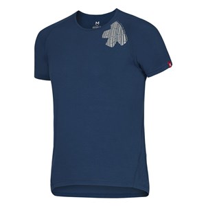 Koszulka Bamboo T Blossom Men blue opal