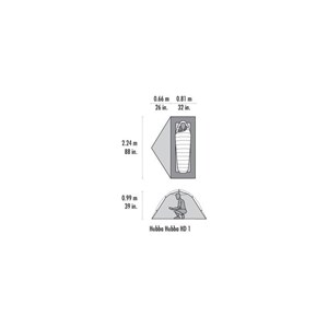 Namiot 1-osobowy MSR Hubba Hubba LT 1P Tent Green