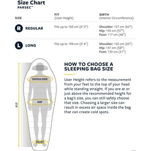 Śpiwór puchowy Parsec 20F Regular