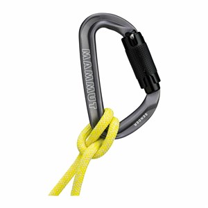 Karabinek Sender Twistlock Carabiner grey