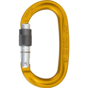Karabinek aluminiowy Pillar Pro SG yellow