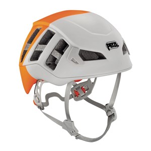 Kask Meteor biały/pomarańczowy S/M