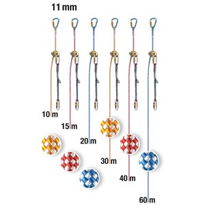 Zestaw asekuracyjny Air Kit 11 mm x 60 m red