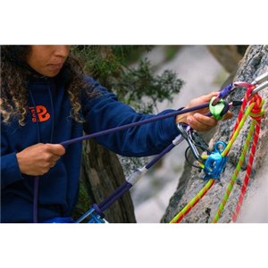 Lonża Expresso Fit Matt Blue 35/40-100 cm