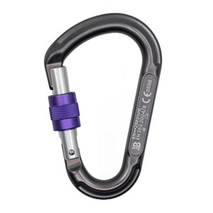 Karabinek Be Lock Screw Matt Grey