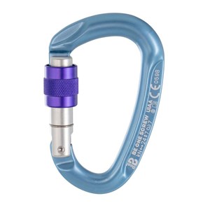 Karabinek Be One Screw Matt Blue