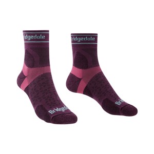 Skarpety Ultralight T2 Merino S 3/4 LD damson