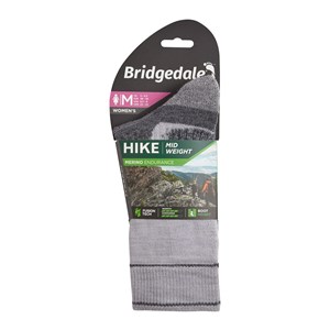 Skarpety damskie Hike Mid Merino P silver
