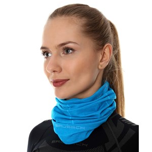 Komin wełniany błękitny