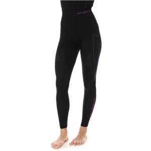Leginsy damskie Thermo - czarny/róż