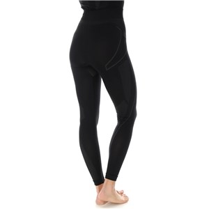 Leginsy damskie Thermo - czarny/róż