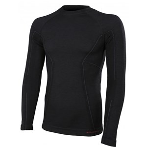 Koszulka męska Active Wool - czarny