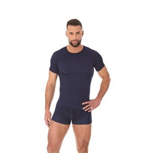 Koszulka męska Active Wool - granatowy