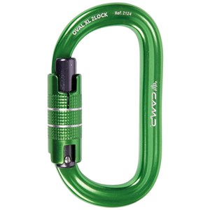 Owal aluminiowy Oval XL 2Lock green