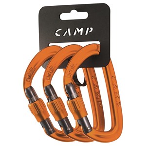 Karabinek Orbit Lock 3 Pack pomarańczowe