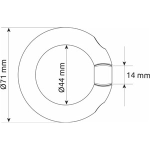 Pierścień Thor Ring 44 mm