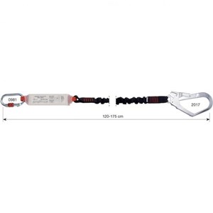 Lonża I Shock Absorber 120-175 cm