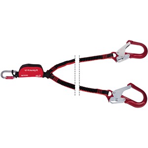 Lonża Y Retexo Rewind Double 120-180 cm MGO ANSI