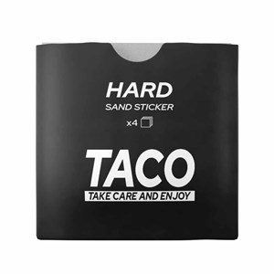Pilnik do dłoni TACO green + zestaw naklejek HARD