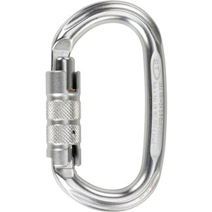 Karabinek aluminiowy Pillar CF TG Triplex silver
