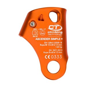 Przyrząd zaciskowy Ascender Simple + orange