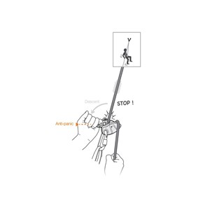 Przyrzad asekuracyjny Grigri + żółty