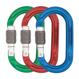 Karabinek owalny Ultra O Screwgate Colour 3 Pack