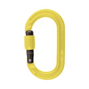 Karabinek owalny Ultra O Screwgate Lime