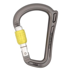 Karabinek Rhino HMS Screwgate Titanium/Lime