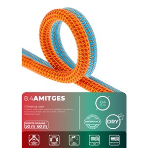 Lina dynamiczna Amitges 8.4 50m Orange
