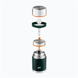 Zestaw Classic Food Jug Cutlery Set 0.5 l green