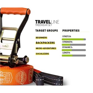 Zestaw Slackline TravelLine Treewear Set