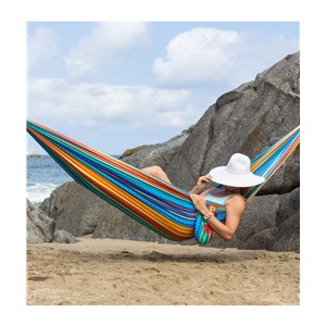 Hamak Double Deluxe Print nylon + Straps Cabo