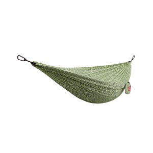 Hamak Double Deluxe Print nylon+Straps Green Mamba