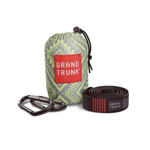 Hamak Double Deluxe Print nylon+Straps Green Mamba