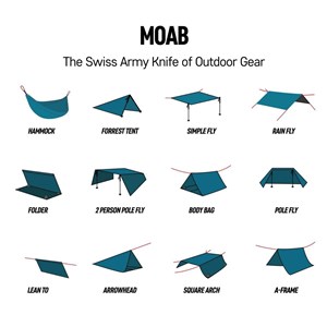 Hamak/Tarp Grand Trunk Moab All-in-one niebieski