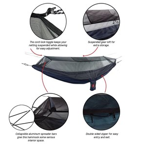 Hamak Grand Trunk Skeeter Beeter XT Hammock navy
