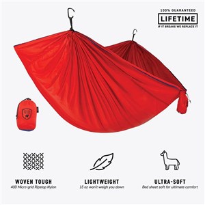 Hamak Grand Trunk TrunkTech Double red/navy