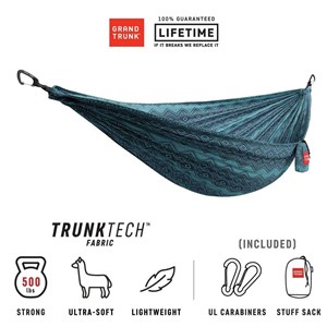 Hamak Grand Trunk TrunkTech Double Prints blue nil