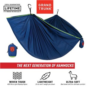 Hamak Grand Trunk TrunkTech Single navy/green