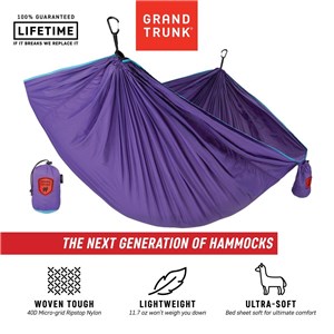 Hamak Grand Trunk TrunkTech Single aqua/violet