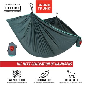 Hamak Grand Trunk TrunkTech Single teal/turquoise