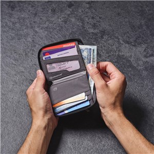 Portfel RFiD Bi-Fold Wallet Recycled Grey