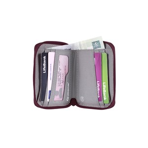 Portfel RFID Bi Fold Wallet Recycled Plum