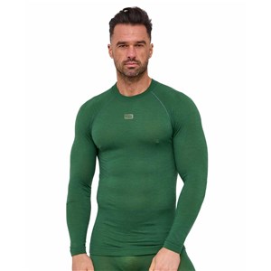 Koszulka męska Active Merino zielony