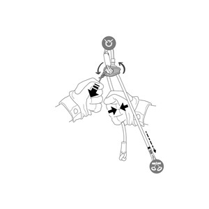Lonża Dual Connect Adjust