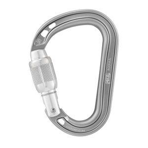Karabinek Rocha Screw-Lock szary