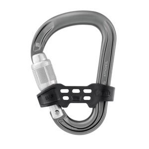 Karabinek Attache Bar Screw-Lock szary