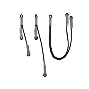 Lonża Lanyard V 45/25 cm black