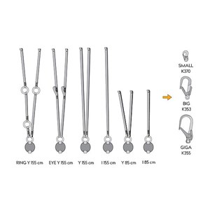 Lonża Reactor 140 Y 155 cm + 2xK355